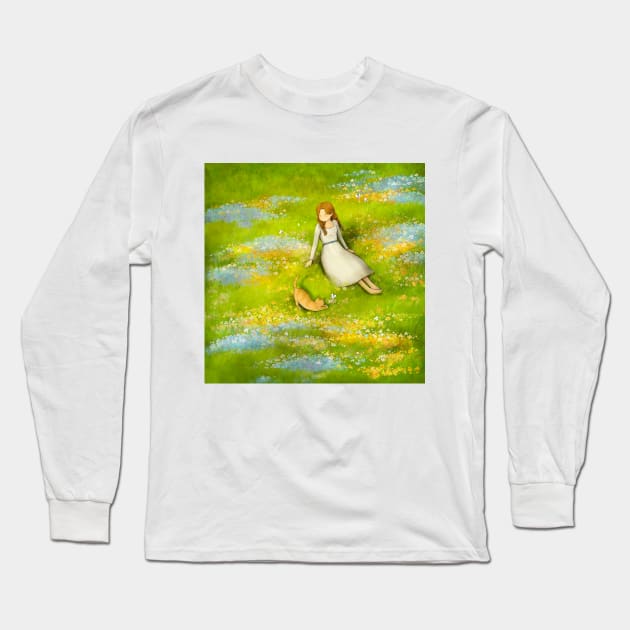 The time when spring blooms Long Sleeve T-Shirt by LUNA